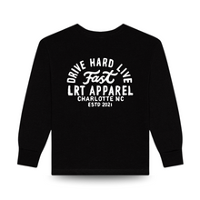Load image into Gallery viewer, THE APEX LONG SLEEVE TEE - SOLID BLACK
