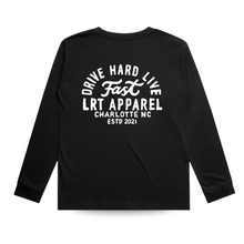 Load image into Gallery viewer, THE APEX LONG SLEEVE TEE - SOLID BLACK
