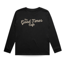 Load image into Gallery viewer, THE GOOD TIMES CAFE LONG SLEEVE - SOLID BLACK
