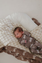 Load image into Gallery viewer, Muslin Quilt | Dirt Bike &amp; Checkerboard
