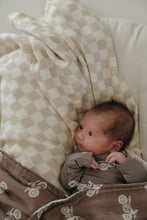 Load image into Gallery viewer, Muslin Quilt | Dirt Bike &amp; Checkerboard
