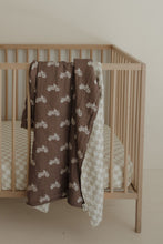 Load image into Gallery viewer, Muslin Quilt | Dirt Bike &amp; Checkerboard
