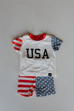 Load image into Gallery viewer, Bamboo Short Set | Stars &amp; Stripes
