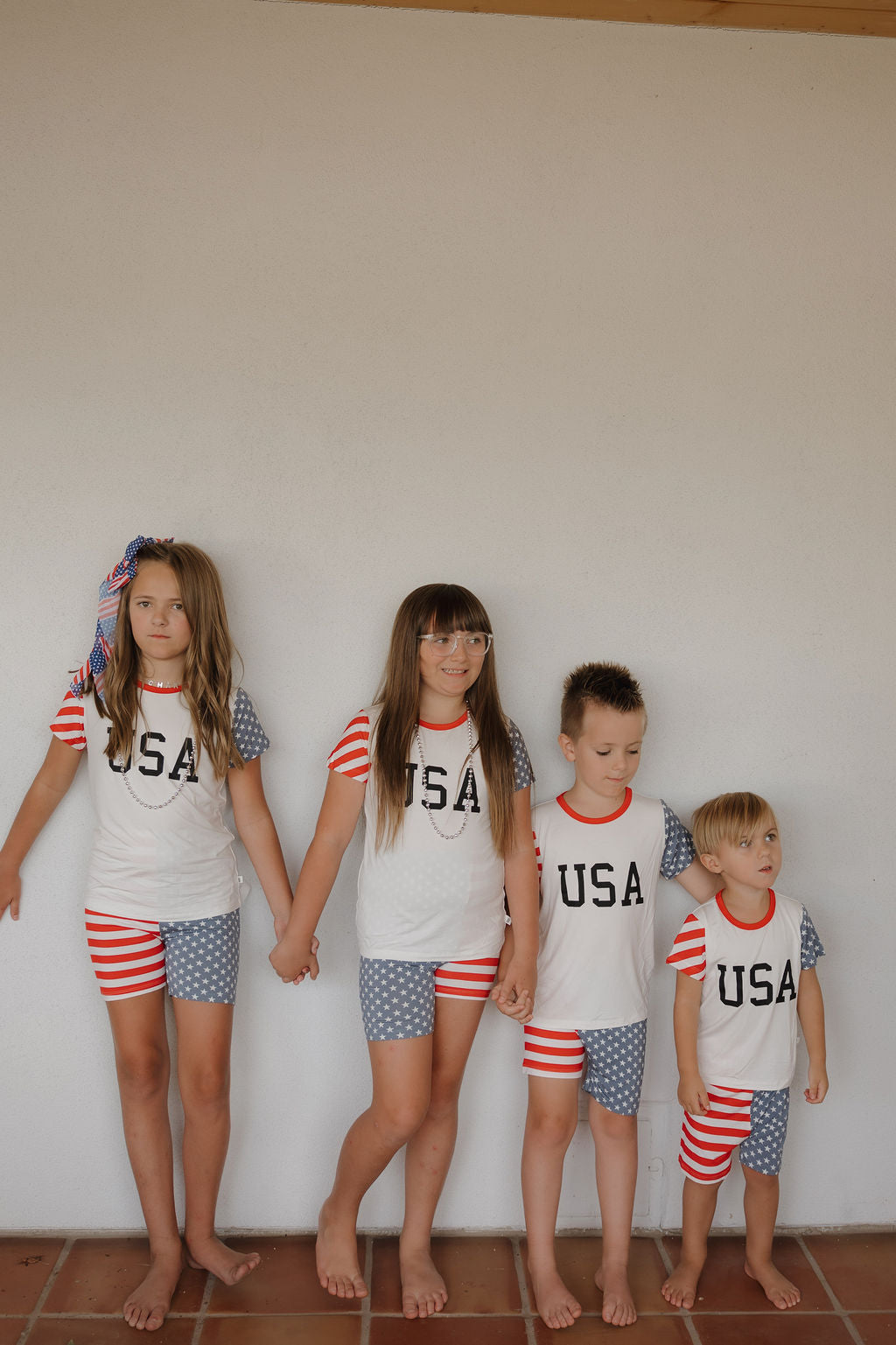 Bamboo Short Set | Stars & Stripes