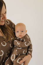 Load image into Gallery viewer, Bamboo Zip Pajamas | Giddy Up
