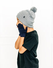 Load image into Gallery viewer, Heather Grey Pom Pom Hat
