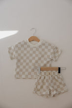 Load image into Gallery viewer, French Terry Short Set | Checkerboard
