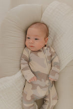 Load image into Gallery viewer, Bamboo Zip Pajamas | Camo
