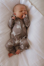 Load image into Gallery viewer, Bamboo Zip Pajamas | Dirt Bike
