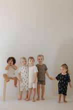 Load image into Gallery viewer, Bamboo Short Set | Midnight Lightning Bolt
