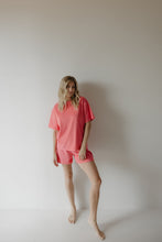 Load image into Gallery viewer, Women&#39;s Terry Short Set | Strawberry
