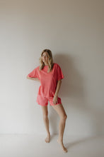 Load image into Gallery viewer, Women&#39;s Terry Short Set | Strawberry
