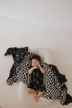 Load image into Gallery viewer, Bamboo Zip Shortie | Midnight Lightning Bolt
