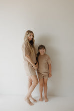Load image into Gallery viewer, Women&#39;s Terry Short Set | Tan
