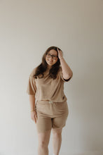 Load image into Gallery viewer, Women&#39;s Terry Short Set | Tan
