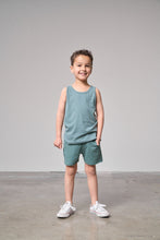 Load image into Gallery viewer, Raw Edge Harem Short - Teal
