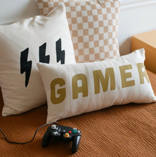 Load image into Gallery viewer, gamer lumbar pillow cover
