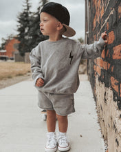 Load image into Gallery viewer, Grey Acid Wash Sweatshirt
