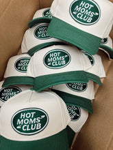 Load image into Gallery viewer, Hot Moms Club - Green Vintage Trucker Hat
