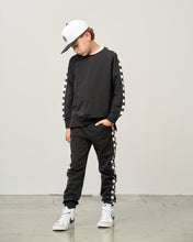 Load image into Gallery viewer, Side Checkered Pullover - Black

