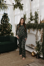 Load image into Gallery viewer, Women&#39;s Bamboo Pajamas | Candy Cane Lane

