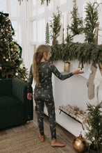 Load image into Gallery viewer, Bamboo Two Piece Pajamas | Candy Cane Lane

