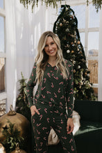 Load image into Gallery viewer, Women&#39;s Bamboo Pajamas | Candy Cane Lane
