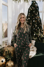 Load image into Gallery viewer, Women&#39;s Bamboo Pajamas | Candy Cane Lane
