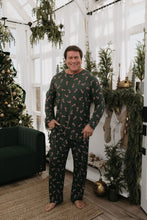 Load image into Gallery viewer, Men&#39;s Bamboo Pajamas | Candy Cane Lane

