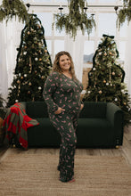Load image into Gallery viewer, Women&#39;s Bamboo Pajamas | Candy Cane Lane

