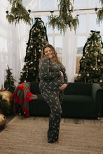 Load image into Gallery viewer, Women&#39;s Bamboo Pajamas | Candy Cane Lane

