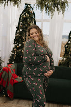 Load image into Gallery viewer, Women&#39;s Bamboo Pajamas | Candy Cane Lane
