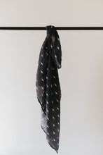 Load image into Gallery viewer, Muslin Swaddle | Midnight Lightning Bolt
