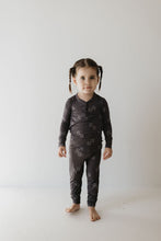 Load image into Gallery viewer, Bamboo Two Piece Pajamas | Charcoal Arm Day
