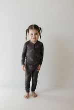 Load image into Gallery viewer, Bamboo Two Piece Pajamas | Charcoal Arm Day
