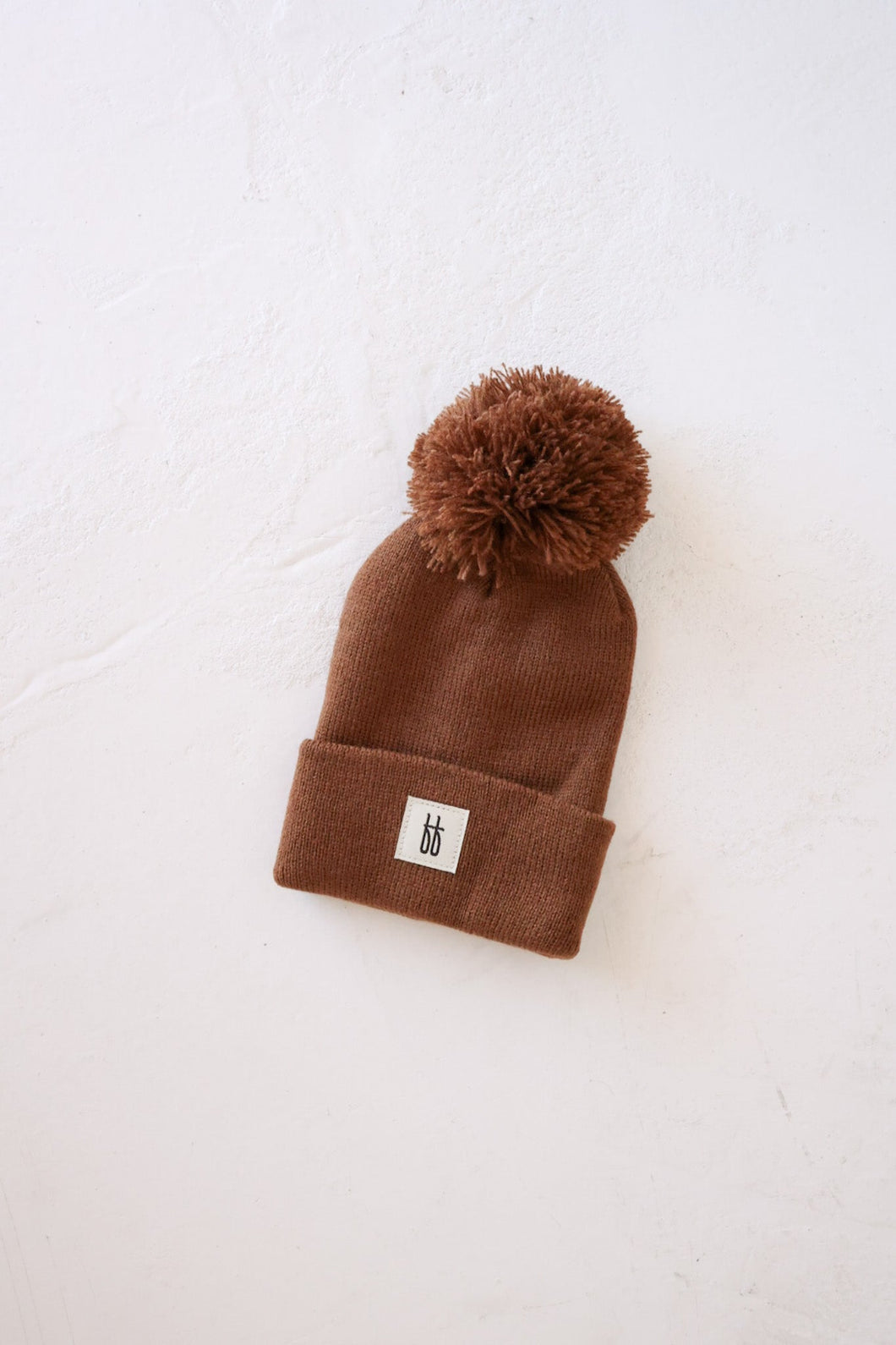 ff Knit Pom Top Beanie | Rust