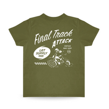 Load image into Gallery viewer, FINAL TRACK ATTACK TEE - MILITARY GREEN
