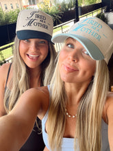 Load image into Gallery viewer, Tired As A Mother. Vintage Trucker Hat
