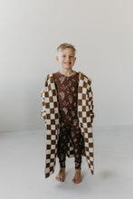 Load image into Gallery viewer, Children&#39;s Hooded Robe | Minty x ff Wild West
