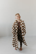 Load image into Gallery viewer, Children&#39;s Hooded Robe | Minty x ff Wild West
