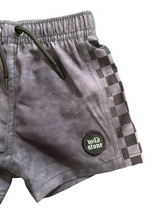 Load image into Gallery viewer, Acid Washed Checkered Board Shorts
