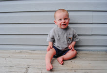 Load image into Gallery viewer, Grey acid wash logo tee
