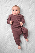 Load image into Gallery viewer, Waffle Romper - Huckleberry
