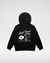 Load image into Gallery viewer, THE FINAL TRACK ATTACK HOODIE - RECYCLED BLACK
