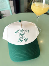 Load image into Gallery viewer, Momma&#39;s Day Off - Green Vintage Trucker Hat
