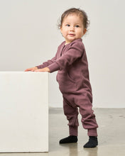 Load image into Gallery viewer, Waffle Romper - Huckleberry
