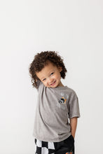 Load image into Gallery viewer, Grey acid wash logo tee
