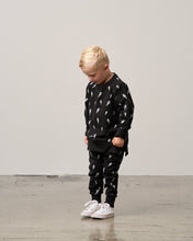 Load image into Gallery viewer, Lightning Bolt Jogger - Black
