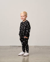 Load image into Gallery viewer, Lightning Bolt Jogger - Black

