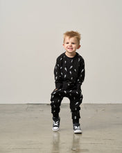 Load image into Gallery viewer, Lightning Bolt Jogger - Black

